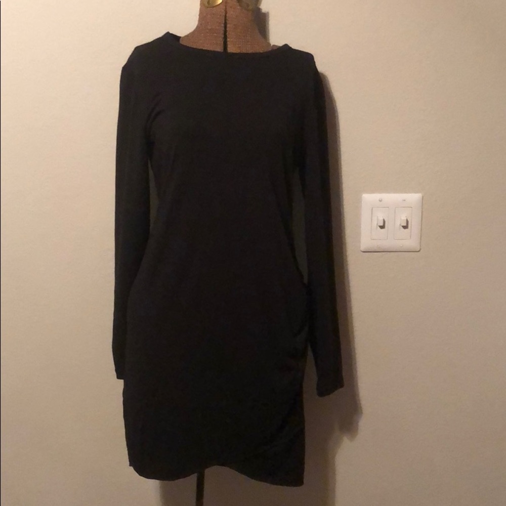 Black sweater dress M